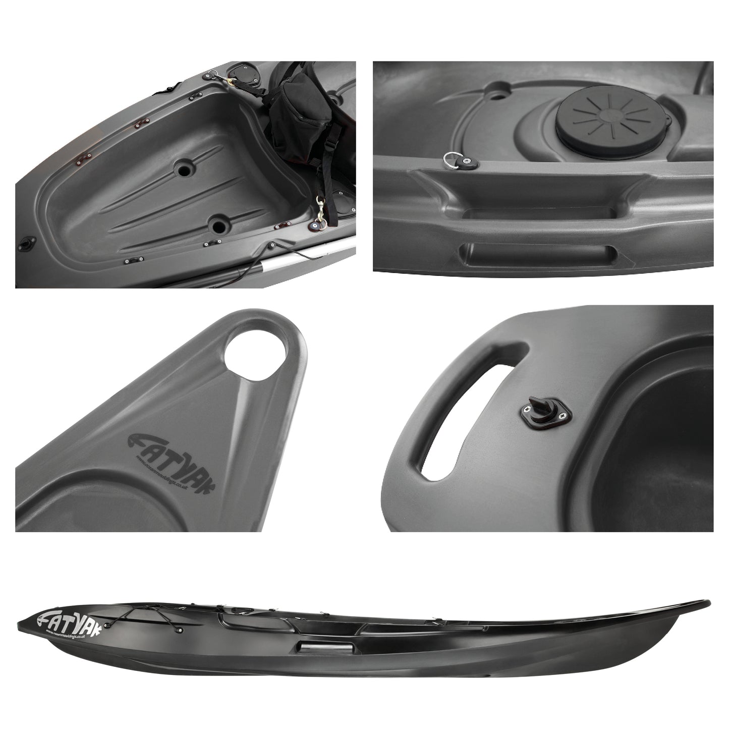 THE ODYSSEY X FATYAK 'KAAFU' RECYCLED MARINE PLASTIC KAYAK (SINGLE SEATER) | PACKAGE DEAL