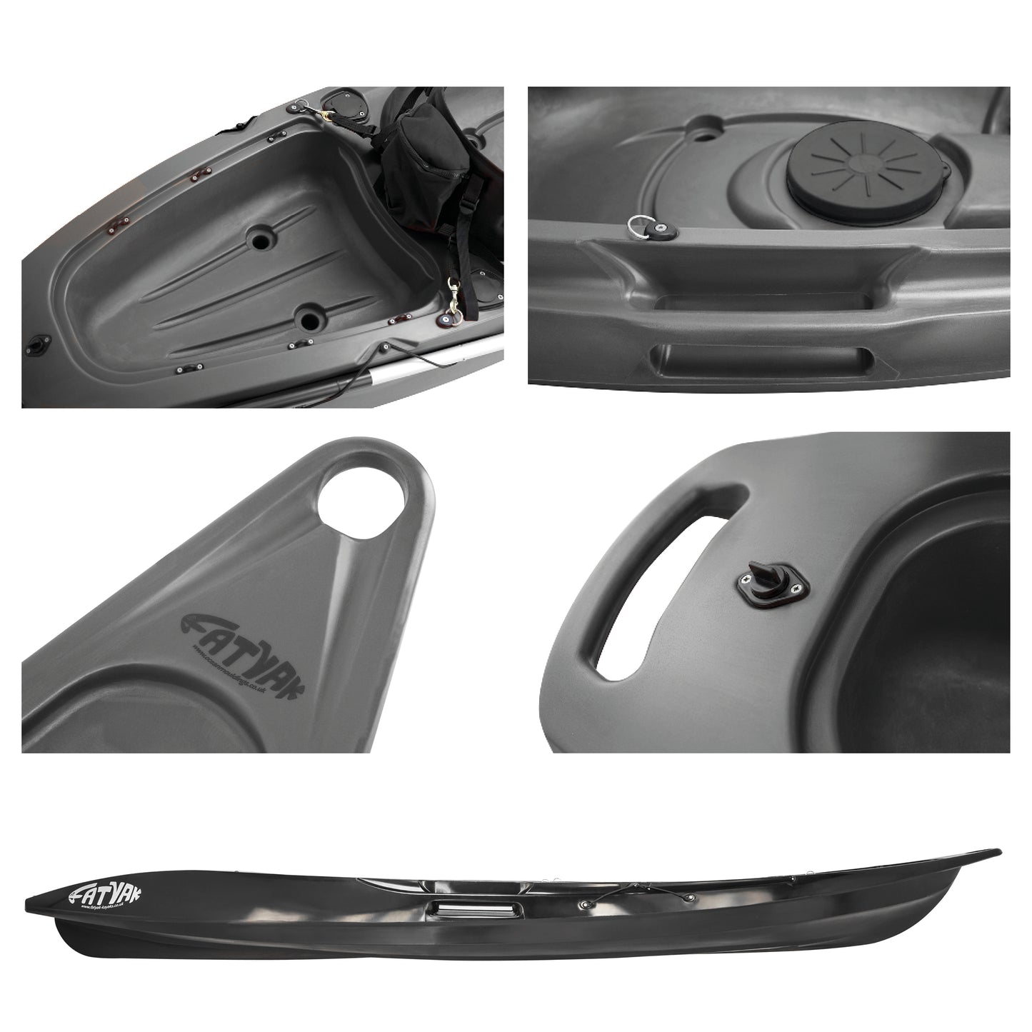 THE ODYSSEY X FATYAK 'MAHEE' RECYCLED MARINE PLASTIC KAYAK (DOUBLE SEATER)