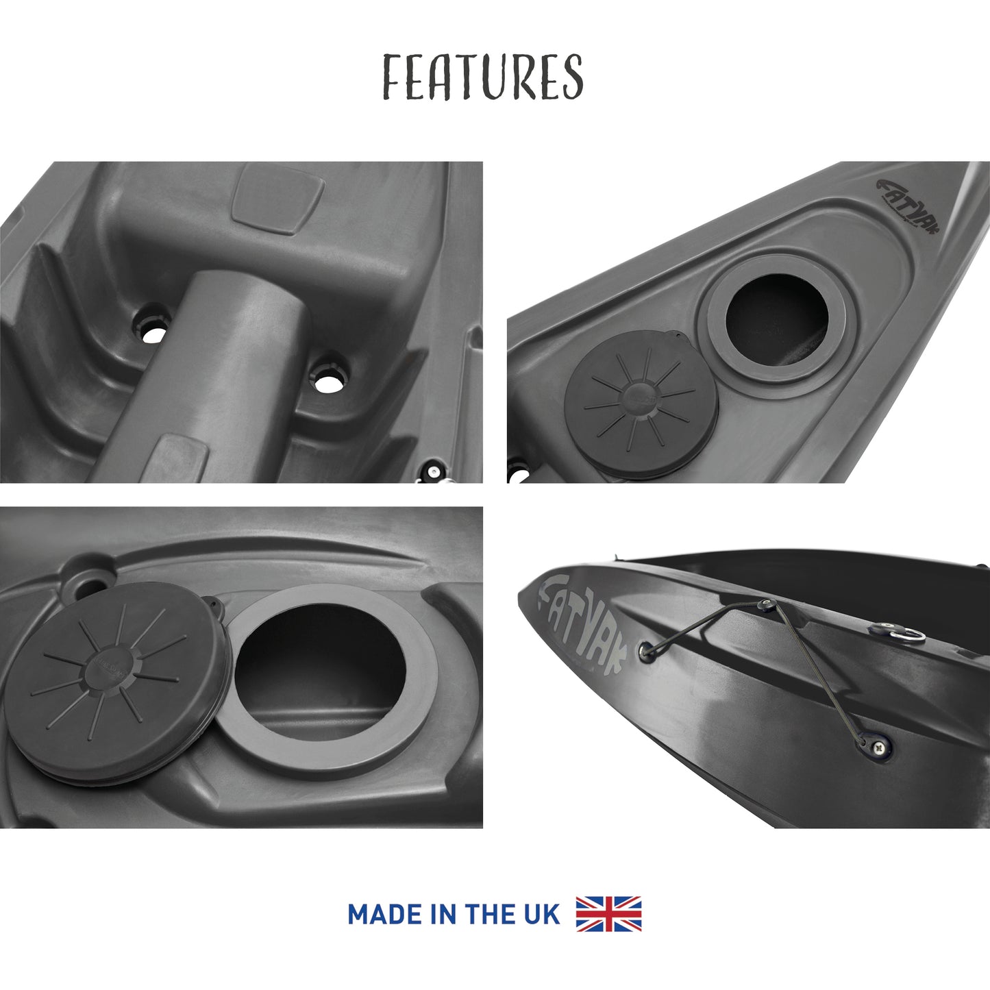 THE ODYSSEY X FATYAK 'KAAFU' RECYCLED MARINE PLASTIC KAYAK (SINGLE SEATER)