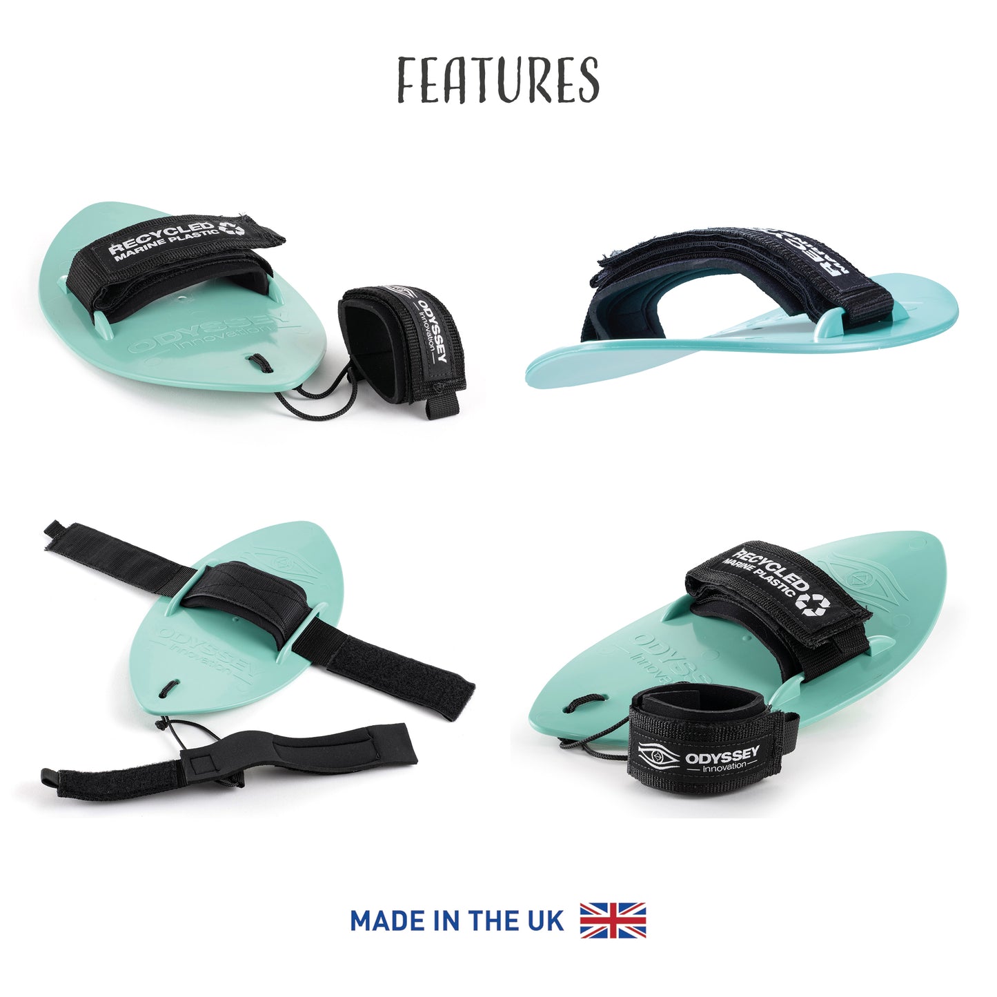 THE ODYSSEY RECYCLED MARINE PLASTIC SURFING HANDPLANE