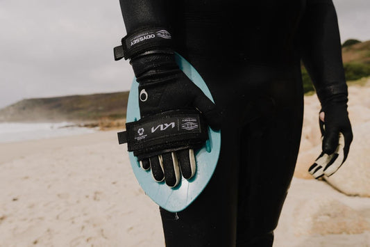 KIA Motors x Odyssey Innovation Move Responsibly Campaign 2024 — recycled marine plastic surfing handplane