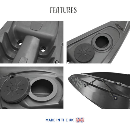 THE ODYSSEY X FATYAK 'KAAFU' RECYCLED MARINE PLASTIC KAYAK (SINGLE SEATER) | PACKAGE DEAL