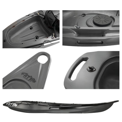 THE ODYSSEY X FATYAK 'KAAFU' RECYCLED MARINE PLASTIC KAYAK (SINGLE SEATER) | PACKAGE DEAL
