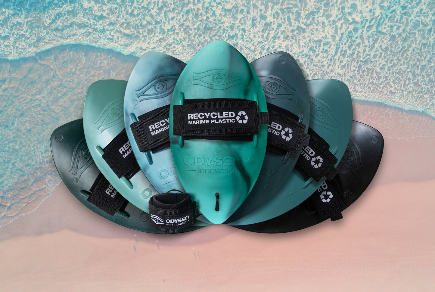 THE ODYSSEY RECYCLED MARINE PLASTIC SURFING HANDPLANE